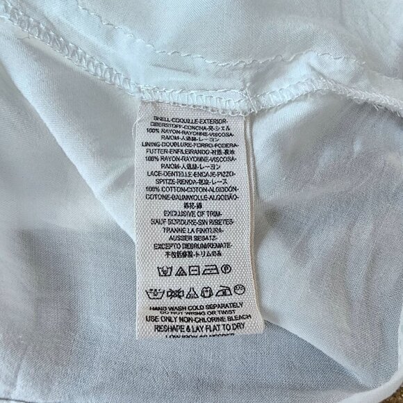 Free People Ivory White "I Think I Love You" Dress, Short, Bohemian, Size S - Picture 4 of 15